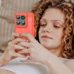Motorola Edge 60 Pro Red Carbon Fiber Brushed Texture TPU Case - 7