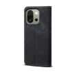 OnePlus 13s 5G Black Denim Texture Flip Leather Case - 3