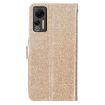 Ulefone Note 14 Gold Glitter Powder Flip Leather Phone Case - 3