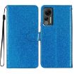 Ulefone Note 14 Blue Glitter Powder Flip Leather Phone Case - 1
