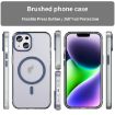 iPhone 14 MagSafe Frosted Translucent TPU + PC Case Dark Blue - 2