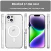 iPhone 14 Plus MagSafe Frosted Translucent TPU PC Case White Full Cover - 2