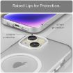 iPhone 14 Plus MagSafe Frosted Translucent TPU PC Case White Full Cover - 5