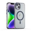 iPhone 14 Plus MagSafe Frosted Translucent TPU PC Case Dark Blue - 1