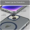 iPhone 14 Plus MagSafe Frosted Translucent TPU PC Case Dark Blue - 5