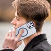 iPhone 14 Plus MagSafe Frosted Translucent TPU PC Case Dark Blue - 6