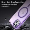 iPhone 14 Plus MagSafe Frosted Translucent TPU PC Case Dark Purple - 8