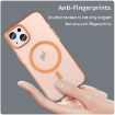 iPhone 14 Plus MagSafe Frosted Translucent TPU PC Case - Orange - 4