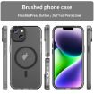 iPhone 15 MagSafe Frosted Translucent TPU PC Case Black Full Coverage - 2