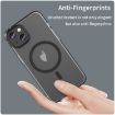 iPhone 15 MagSafe Frosted Translucent TPU PC Case Black Full Coverage - 4