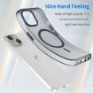 iPhone 15 MagSafe Frosted Translucent TPU + PC Case Dark Blue - 3