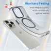 iPhone 15 Pro MagSafe Frosted Translucent TPU PC Case Dark Blue - 3