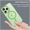iPhone 15 Pro MagSafe Frosted Translucent Green TPU + PC Case - 4