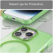 iPhone 15 Pro MagSafe Frosted Translucent Green TPU + PC Case - 5