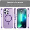 iPhone 13 Pro MagSafe Frosted Translucent TPU PC Case Dark Purple - 2