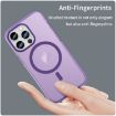 iPhone 13 Pro MagSafe Frosted Translucent TPU PC Case Dark Purple - 4