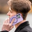 iPhone 13 Pro MagSafe Frosted Translucent TPU PC Case Dark Purple - 6