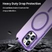 iPhone 13 Pro MagSafe Frosted Translucent TPU PC Case Dark Purple - 8