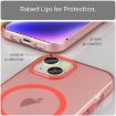 iPhone 16 MagSafe Frosted Translucent TPU + PC Case - Red, Full Coverage - 5
