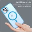 iPhone 16 Plus MagSafe Frosted Translucent TPU PC Case - Blue - 4