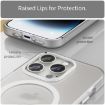iPhone 16 Pro Max MagSafe Frosted Translucent TPU PC Case White - 5