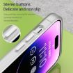 iPhone 16 Pro Max MagSafe Frosted Translucent TPU PC Case White - 7