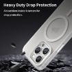 iPhone 16 Pro Max MagSafe Frosted Translucent TPU PC Case White - 8