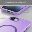 iPhone 16e MagSafe Frosted Translucent TPU PC Case - Dark Purple - 5
