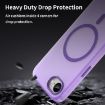 iPhone 16e MagSafe Frosted Translucent TPU PC Case - Dark Purple - 7