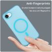 iPhone 16e MagSafe Frosted Translucent TPU PC Case Blue Full Coverage - 4