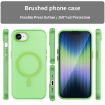 iPhone 16e MagSafe Frosted Translucent TPU PC Case - Green, Full Coverage - 2