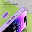 iPhone 14 Pro Max MagSafe Frosted TPU + PC Case Dark Purple Cover - 6