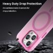 iPhone 14 Pro Max MagSafe Frosted TPU + PC Case - Pink, Full Coverage - 7