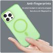 iPhone 13 Pro Max MagSafe Frosted Translucent TPU PC Case - Green - 4