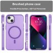 iPhone 13 MagSafe Frosted Translucent TPU PC Case - Dark Purple - 2