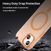 iPhone 13 MagSafe Frosted Translucent Orange TPU + PC Case - 7