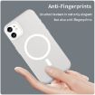 iPhone 12 MagSafe Frosted Translucent TPU PC Full Coverage Case White - 4