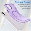 iPhone 12 MagSafe Frosted Translucent TPU PC Case Dark Purple - 3