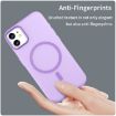 iPhone 12 MagSafe Frosted Translucent TPU PC Case Dark Purple - 4