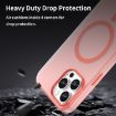 iPhone 12 Pro Max MagSafe Frosted TPU + PC Case Red Full Coverage - 7