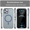 iPhone 12 Pro MagSafe Frosted Translucent Dark Blue Phone Case TPU+PC - 2