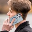 iPhone 12 Pro MagSafe Frosted Translucent Dark Blue Phone Case TPU+PC - 8