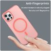 iPhone 12 Pro MagSafe Frosted Translucent Red TPU PC Phone Case - 4