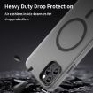 iPhone 11 Pro Max MagSafe Frosted Translucent TPU PC Case Black - 7
