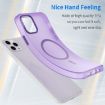 iPhone 11 Pro Max MagSafe Frosted Translucent TPU PC Case Dark Purple - 3