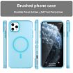iPhone 11 Pro Max MagSafe Frosted Translucent TPU PC Case - Blue - 2