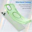 iPhone 11 Pro Max MagSafe Frosted Translucent Green TPU PC Case - 3