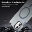 iPhone 11 MagSafe Frosted Translucent TPU PC Case - Dark Blue Cover - 7