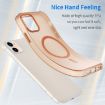 iPhone 11 MagSafe Frosted Translucent TPU PC Case - Orange Full Coverage - 3