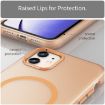 iPhone 11 MagSafe Frosted Translucent TPU PC Case - Orange Full Coverage - 5